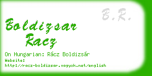 boldizsar racz business card